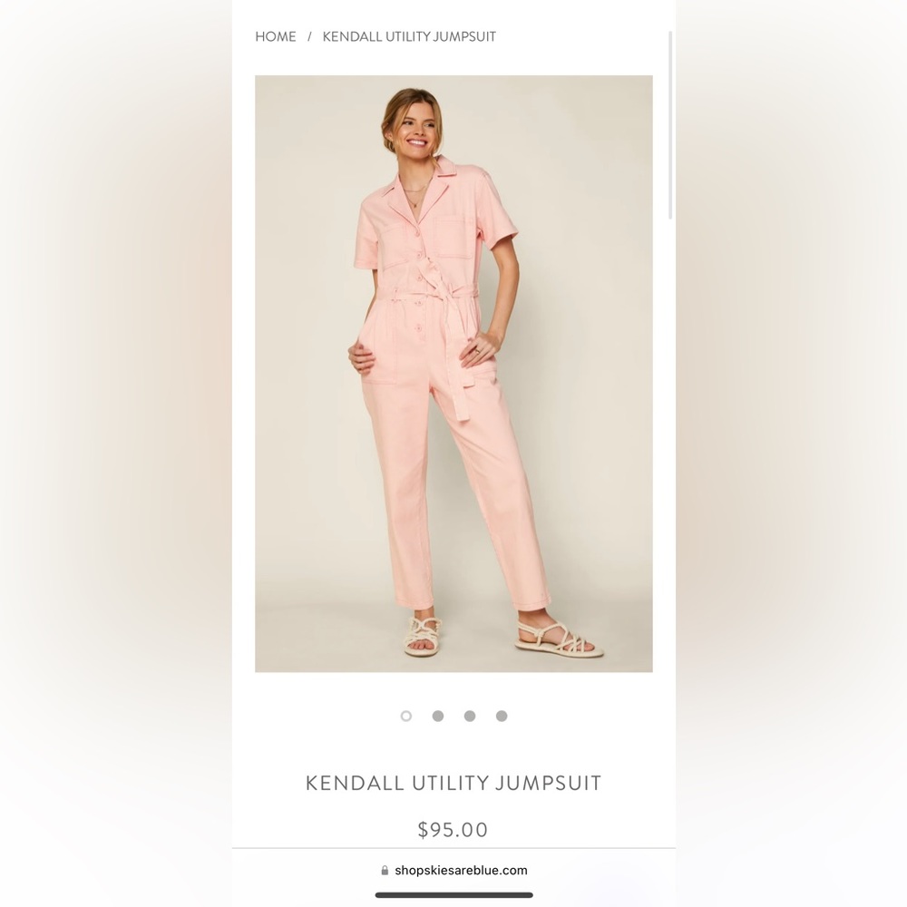 Skies are blue Utility Jumpsuit